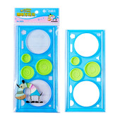 Multifunktsionaalne geomeetriline joonlaud, õõneskõvera joonistamine mallimaalimisel, matemaatilise joonise plastist joonlaud, joonise funktsiooni joonlaud