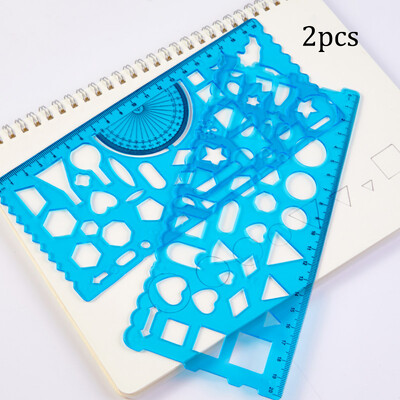 Multifunktsionaalne geomeetriline joonlaud, õõneskõvera joonistamine mallimaalimisel, matemaatilise joonise plastist joonlaud, joonise funktsiooni joonlaud