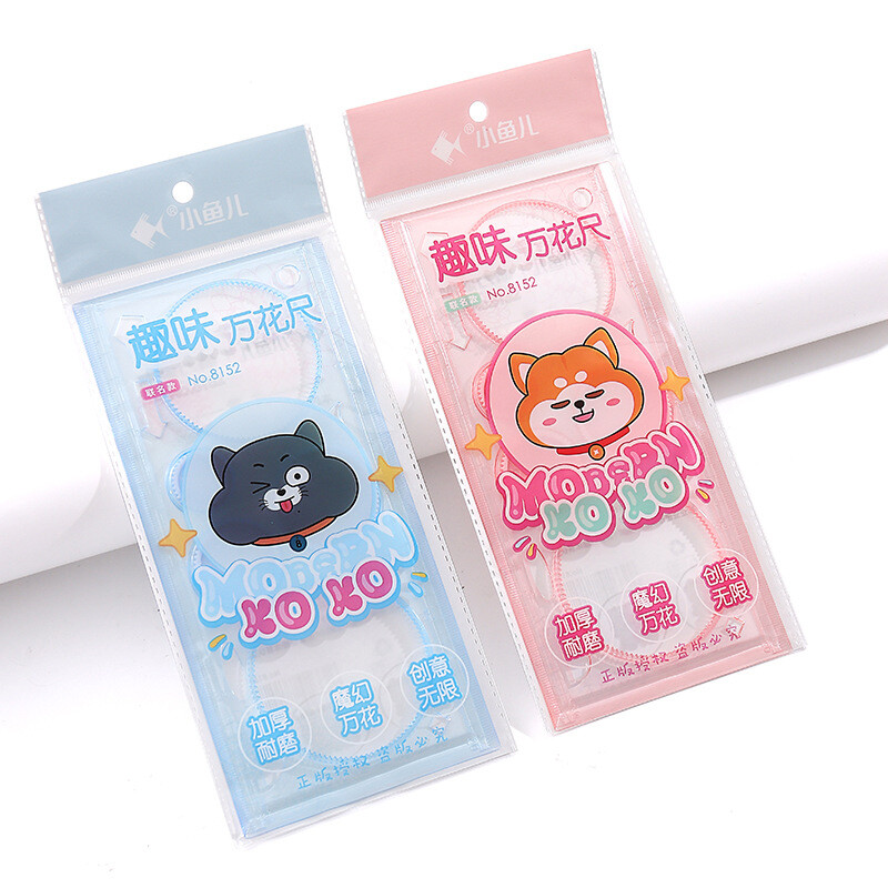 Multifunktsionaalne geomeetriline joonlaud, õõneskõvera joonistamine mallimaalimisel, matemaatilise joonise plastist joonlaud, joonise funktsiooni joonlaud