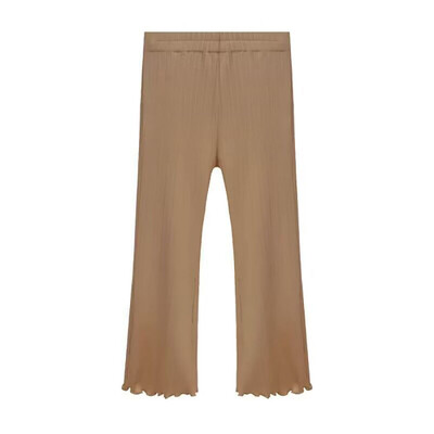 Dječje ljetne ledeno svilene lepršave hlače Dječje dnevne ležerne hlače Modne duge hlače za žene Dječje hlače