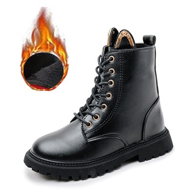 3–12 m. 2022 m. žieminiai batai vaikams Mergaičių kulkšnies batai vaikams Batai mažoms mergaitėms Sportiniai batai Odiniai madingi batai