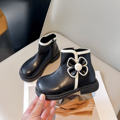 Sügis- ja kevadmood PU-naiste lastesaapad, libisemiskindlad pehme tallaga nahast kingad, suurus 26-36