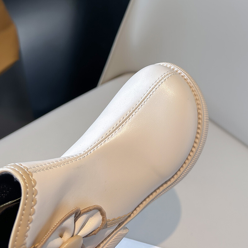 Sügis- ja kevadmood PU-naiste lastesaapad, libisemiskindlad pehme tallaga nahast kingad, suurus 26-36