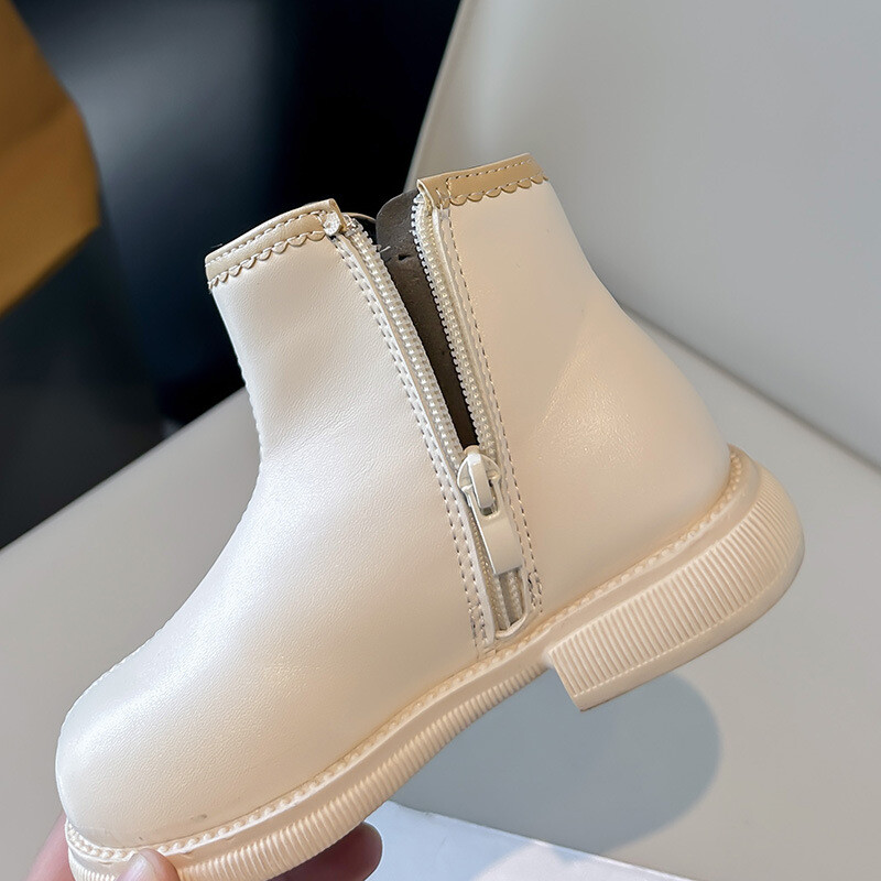 Sügis- ja kevadmood PU-naiste lastesaapad, libisemiskindlad pehme tallaga nahast kingad, suurus 26-36