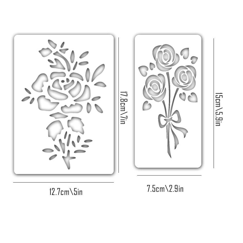 Направи си сам шаблони за цветя за рисуване Творческа ферма Шаблон за рисуване на цветя и трева за деца Рисуване Помощни консумативи Подарък