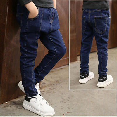 IENENS Blugi subțiri Adolescenți Pantaloni din denim elastic pentru copii, băieți, pantaloni casual Copii, pantaloni clasici, pentru 4-13 ani