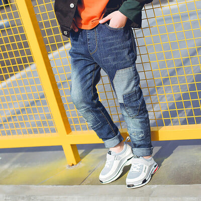 IENENS Copii Băieți Fată Denim Haine Pantaloni Copii Poartă Îmbrăcăminte Pantaloni Bebeluș Băiat Blugi Skinny Pantaloni 4 5 6 7 8 9 10 11 Ani