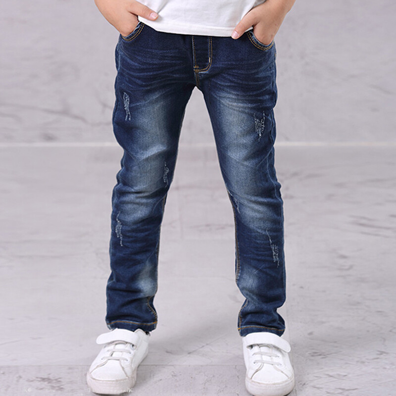 IENENS Lapsed Poisid Tüdrukud Teksariided Püksid Lapsed Kannab Riiet Alt Beebi Poiss Kitsad teksad Püksid 4 5 6 7 8 9 10 11 aastat