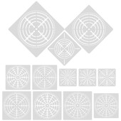 Subtilūs trafaretai Patogūs taškiniai trafaretai „Pasidaryk pats“ šablonai „Pasidaryk pats“ tiekimas