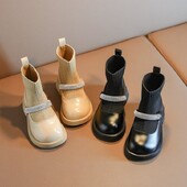 Čarape za djevojčice čizme jesen kratke čizme 2022 nove dječje čizme jesen kožne čizme za djevojčice mekani potplat čizme princeze