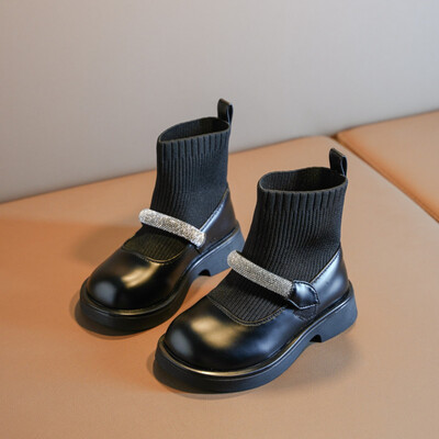 Čarape za djevojčice čizme jesen kratke čizme 2022 nove dječje čizme jesen kožne čizme za djevojčice mekani potplat čizme princeze