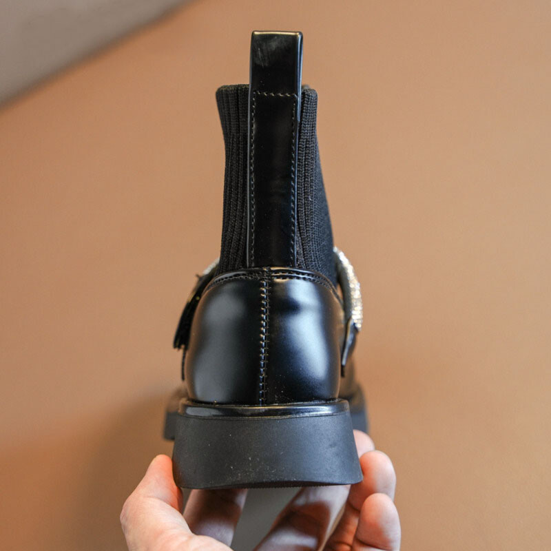 Čarape za djevojčice čizme jesen kratke čizme 2022 nove dječje čizme jesen kožne čizme za djevojčice mekani potplat čizme princeze