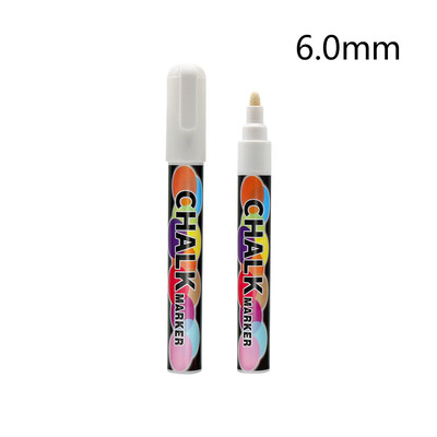 1kom Izbrisivi marker za bijelu ploču 1/3/6/10/15 mm Masna kreda za ploču Staklokeramika Umjetnička olovka za grafite Uredska školska dopisnica