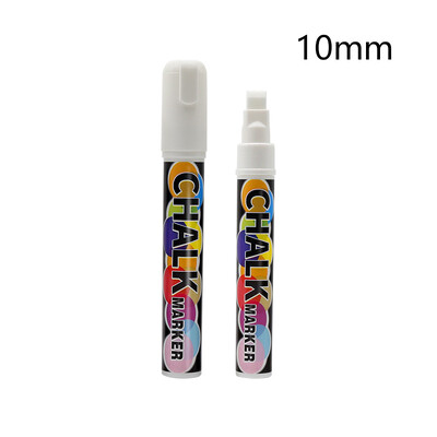 1kom Izbrisivi marker za bijelu ploču 1/3/6/10/15 mm Masna kreda za ploču Staklokeramika Umjetnička olovka za grafite Uredska školska dopisnica