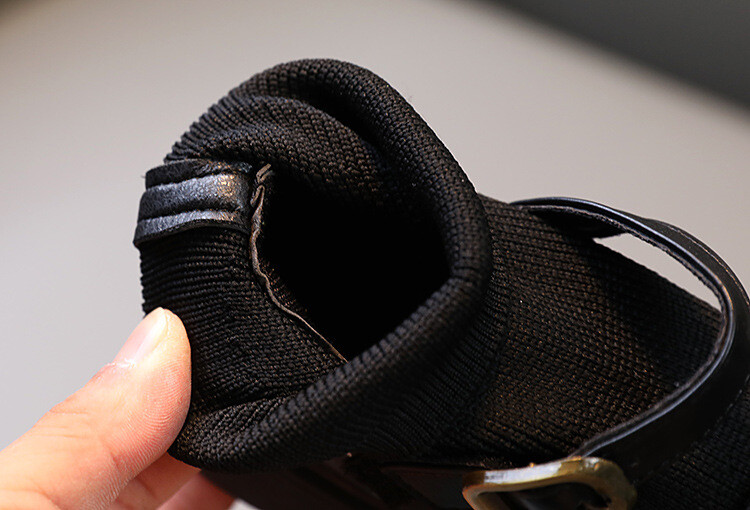 Laste mustad kingad tüdrukutele Koolimood tossud lastele Sügisjalatsid 2022 Beež pahkluu Spordisaapad Sokid 3 5 7 12 aastat