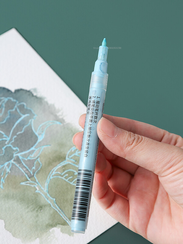 Tip olovke za označavanje Tekućina za maskiranje u akvarelu 0,7 mm Prazno ljepilo Gumica za brisanje Ručno oslikana akvarelna gvaš slika Likovni pribor