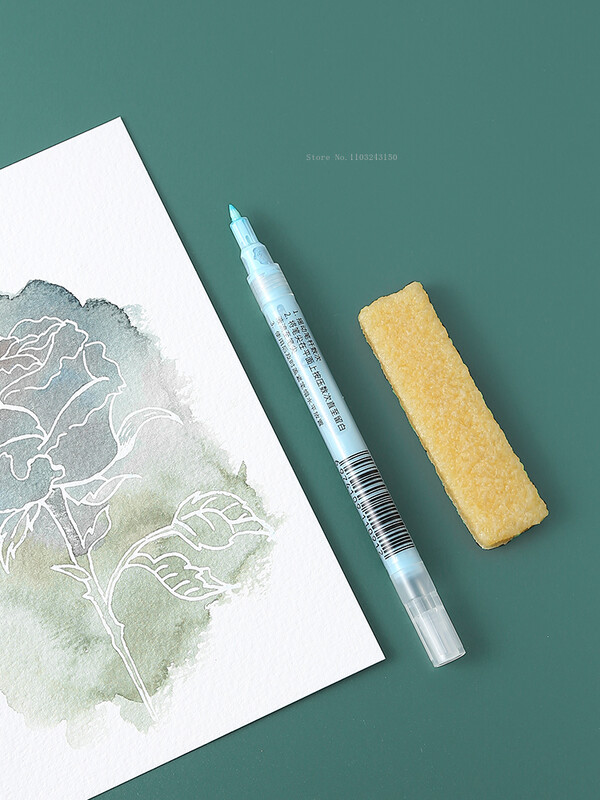 Tip olovke za označavanje Tekućina za maskiranje u akvarelu 0,7 mm Prazno ljepilo Gumica za brisanje Ručno oslikana akvarelna gvaš slika Likovni pribor