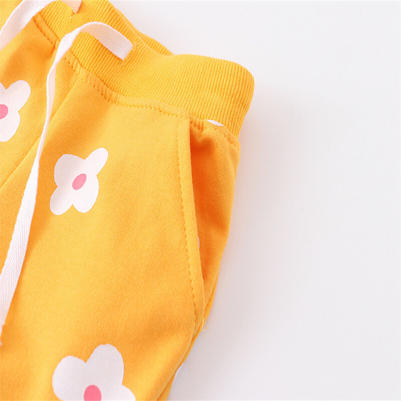 Jumping Meters 2-7T Dječaci Djevojčice Trenirke Cvjetne vrpce za malu djecu Dječje hlače pune dužine Hlače Dječje jesenske proljetne hlače