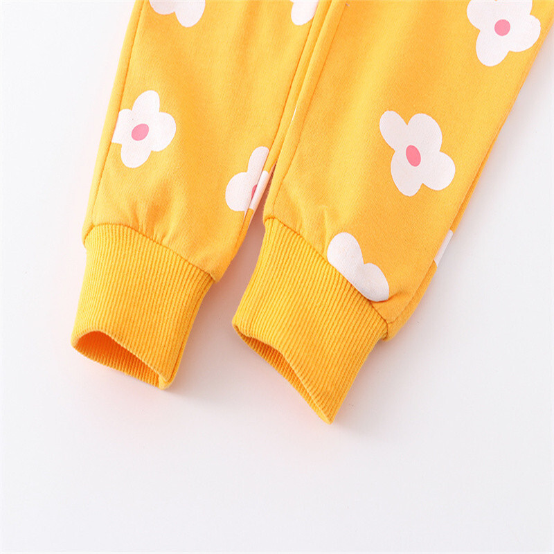 Jumping Meters 2-7T Dječaci Djevojčice Trenirke Cvjetne vrpce za malu djecu Dječje hlače pune dužine Hlače Dječje jesenske proljetne hlače