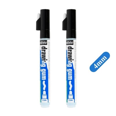 Pebeo акварелен маркер празна дъвка за рисуване 0,7 мм 4 мм акварел течна маскираща писалка Франция