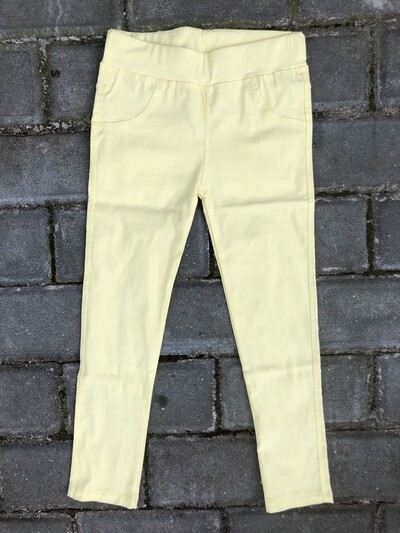 Uued Tüdrukute kommid ühevärvilised tüdrukute retuusid Jeggings püksid lastele teksatasku retuusid