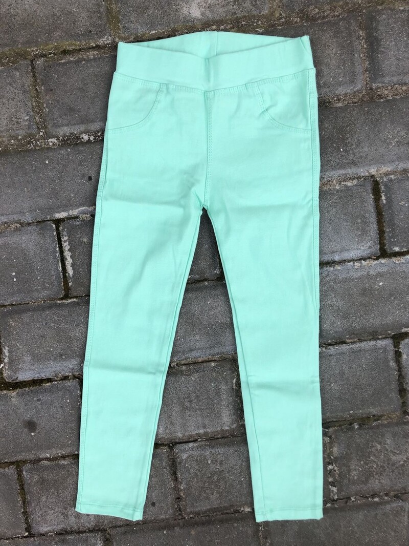 Uued Tüdrukute kommid ühevärvilised tüdrukute retuusid Jeggings püksid lastele teksatasku retuusid