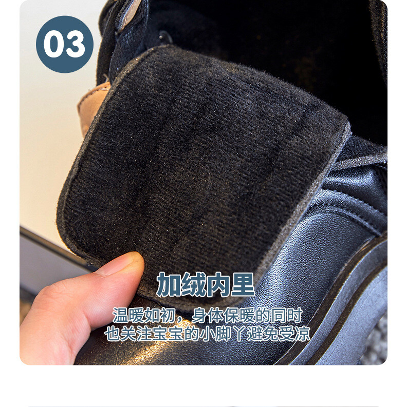 Μπότες για κορίτσια 2023 Χειμώνας Νέα παιδικά παπούτσια Performance High Tube Tide Boots Παιδικά σχολικά παπούτσια PU Δερμάτινα ζεστά αδιάβροχα