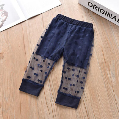 Pantaloni copii Vară Pantaloni pentru fete noi Pantaloni falși cu două dantelă Pantaloni pentru copii Pantaloni cu nouă puncte Haine pentru fetiță
