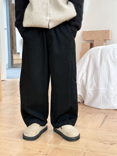 Pantaloni drepți de toamnă pentru bebeluși tineri, pantaloni largi din bumbac, spălat solid, pentru copii, băieți, pantaloni largi cu talie elastică, ocazional pentru copii.