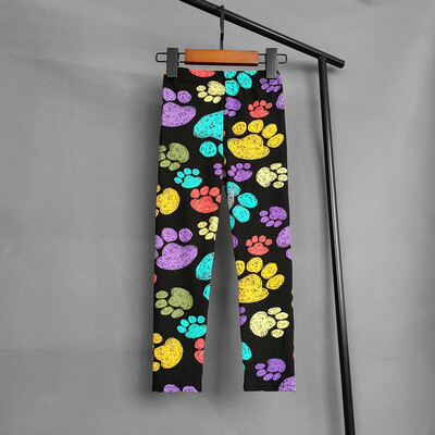 Summer Sweet Girl Print Retuusid Lapsed Tüdrukud Õhukesed Pikad Püksid Lapsed Tüdruk Kitsad pliiatspüksid Lasteriided