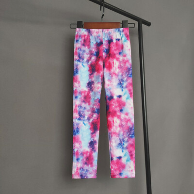 Summer Sweet Girl Print Retuusid Lapsed Tüdrukud Õhukesed Pikad Püksid Lapsed Tüdruk Kitsad pliiatspüksid Lasteriided