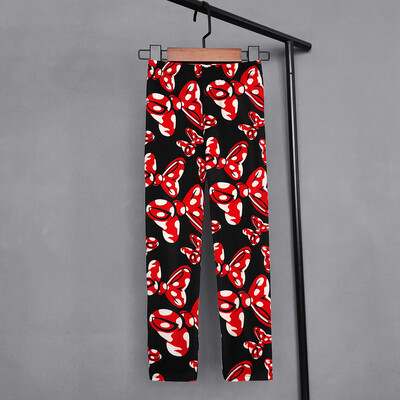 Summer Sweet Girl Print Retuusid Lapsed Tüdrukud Õhukesed Pikad Püksid Lapsed Tüdruk Kitsad pliiatspüksid Lasteriided