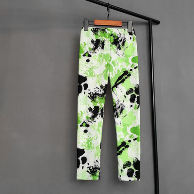 Summer Sweet Girl Print Retuusid Lapsed Tüdrukud Õhukesed Pikad Püksid Lapsed Tüdruk Kitsad pliiatspüksid Lasteriided