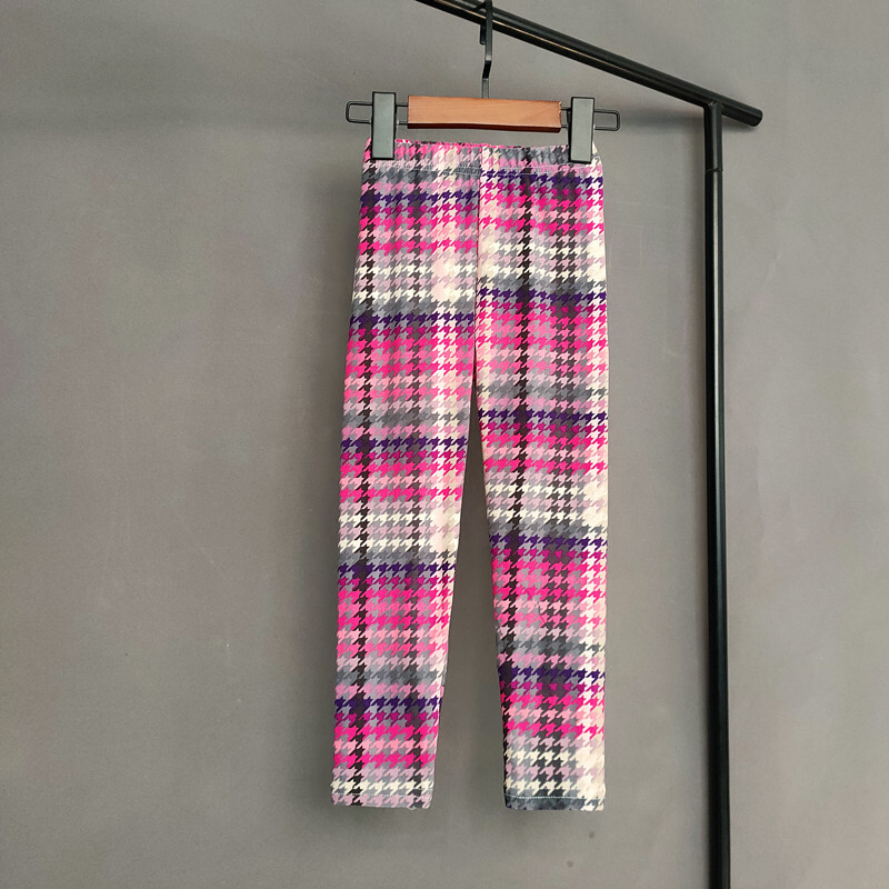 Summer Sweet Girl Print Retuusid Lapsed Tüdrukud Õhukesed Pikad Püksid Lapsed Tüdruk Kitsad pliiatspüksid Lasteriided