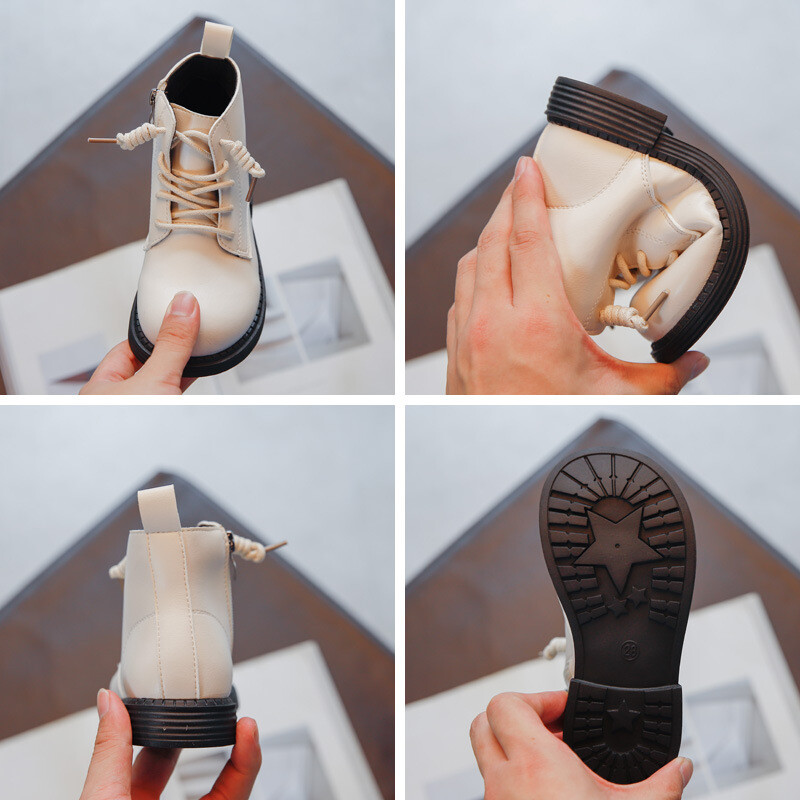 Copii Toamna Pantofi Negri Pentru Fete Cizme Scoala Cizme Sport Copii 2021 Baieti Pantofi Retro Moda 3 5 7 10 12 Ani