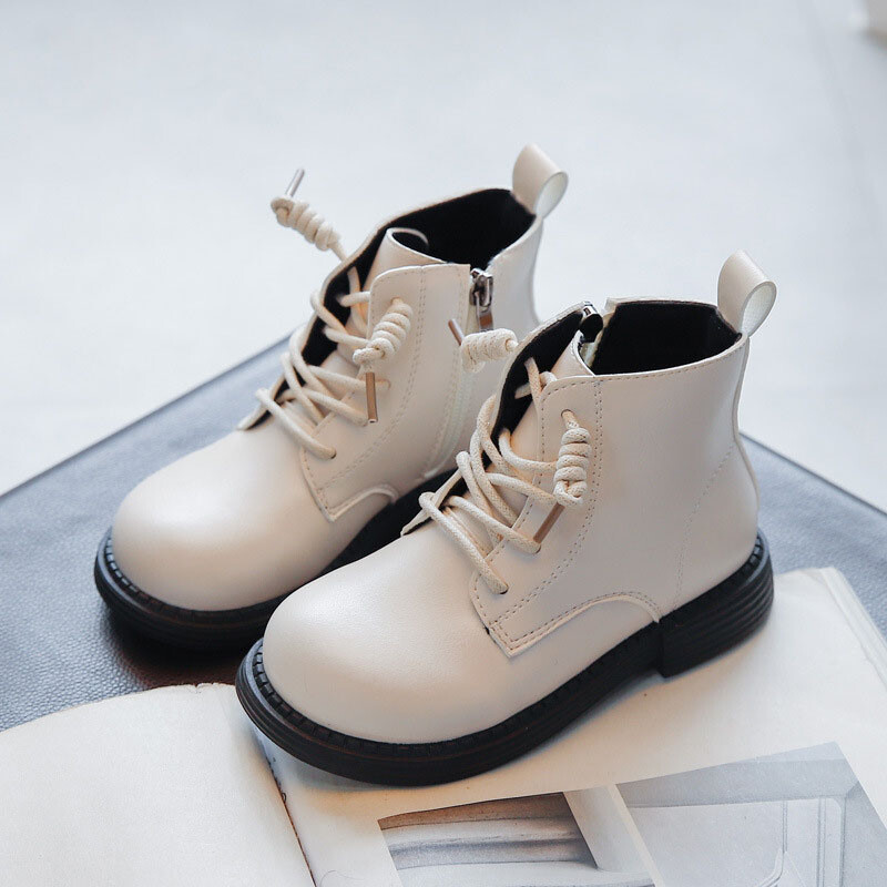 Copii Toamna Pantofi Negri Pentru Fete Cizme Scoala Cizme Sport Copii 2021 Baieti Pantofi Retro Moda 3 5 7 10 12 Ani