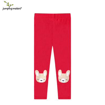 Jumping Meters 2-7T Djevojčice Tajice Hlače Životinje Vez Rainbow Dječja odjeća Skinny Baby Pencil Pants Baby