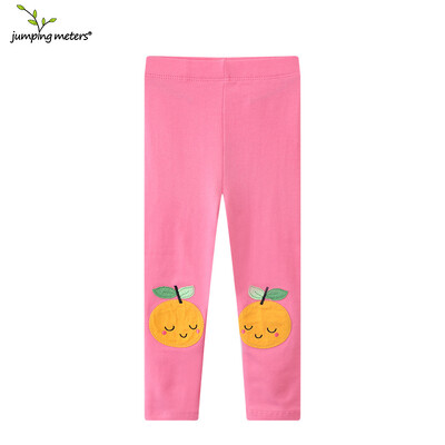 Jumping Meters 2-7T Djevojčice Tajice Hlače Životinje Vez Rainbow Dječja odjeća Skinny Baby Pencil Pants Baby