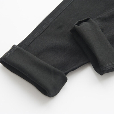 Pantaloni creion pentru fete de 3-12 ani, Jambiere elastice pentru bebeluși, 2024, colțuri slim pentru copii, blugi imitație de culoare uni