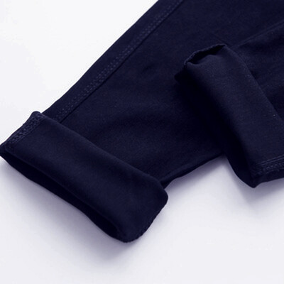 Pantaloni creion pentru fete de 3-12 ani, Jambiere elastice pentru bebeluși, 2024, colțuri slim pentru copii, blugi imitație de culoare uni