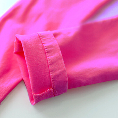 Pantaloni creion pentru fete de 3-12 ani, Jambiere elastice pentru bebeluși, 2024, colțuri slim pentru copii, blugi imitație de culoare uni