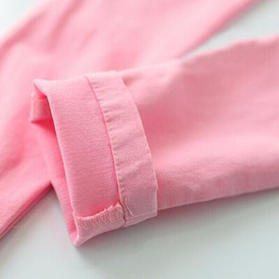 Pantaloni creion pentru fete de 3-12 ani, Jambiere elastice pentru bebeluși, 2024, colțuri slim pentru copii, blugi imitație de culoare uni