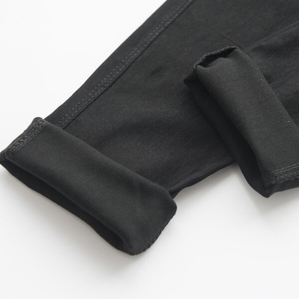 Pantaloni creion pentru fete de 3-12 ani, Jambiere elastice pentru bebeluși, 2024, colțuri slim pentru copii, blugi imitație de culoare uni