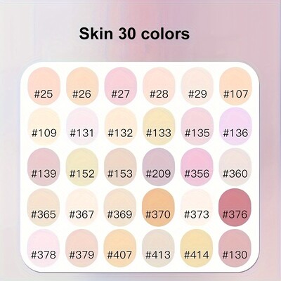 6/10/24/30 Χρώμα δέρματος Δικέφαλο Σετ μαρκαδόρων με λάδια σκίτσο Σχέδιο γκράφιτι Μαρκαδόροι τέχνης για μαθητικά σχολικά είδη γραφικής ύλης