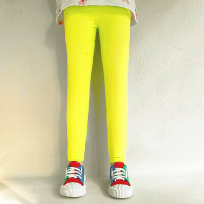 Μοντέρνο κορίτσι με ακανόνιστη βαφή εκτύπωσης Παντελόνι Άνοιξη Καλοκαίρι Παιδί Πολύχρωμο Ελαστικό Κορίτσι Λεπτό Παντελόνι Παιδικά Ρούχα