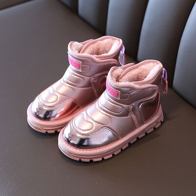 Zima 2023 Nove dječje vodootporne čizme za snijeg Korejski stil Dječaci i djevojčice Pamučne čizme srednje i velike dječje tople cipele