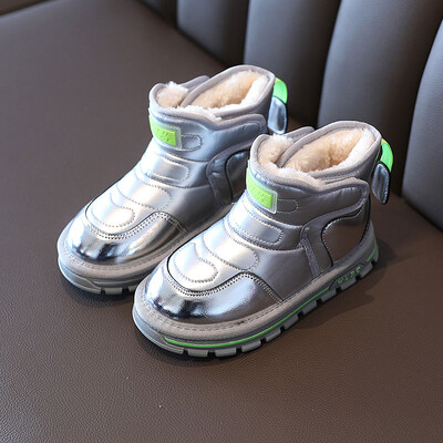 Zima 2023 Nove dječje vodootporne čizme za snijeg Korejski stil Dječaci i djevojčice Pamučne čizme srednje i velike dječje tople cipele