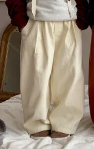 Просвет 150 см 7984 Детски панталони Панталони за бебе момче Едноцветни ежедневни панталони Прави панталони за момиче Панталони