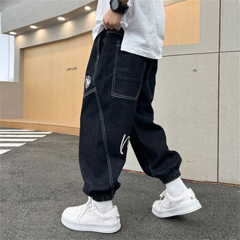 5111Fashionable Boys Jeans Παιδικά Straight Leg Jeans Boys\' Radish Pants Boys Distressed Jeans Casual Pants