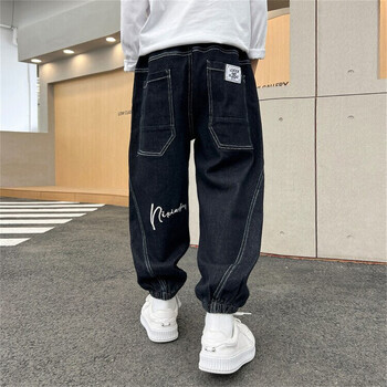 5111Fashionable Boys Jeans Παιδικά Straight Leg Jeans Boys\' Radish Pants Boys Distressed Jeans Casual Pants